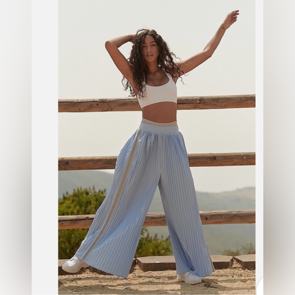 FP Movement by Free People Lift Off Pleated Wide Leg Pants